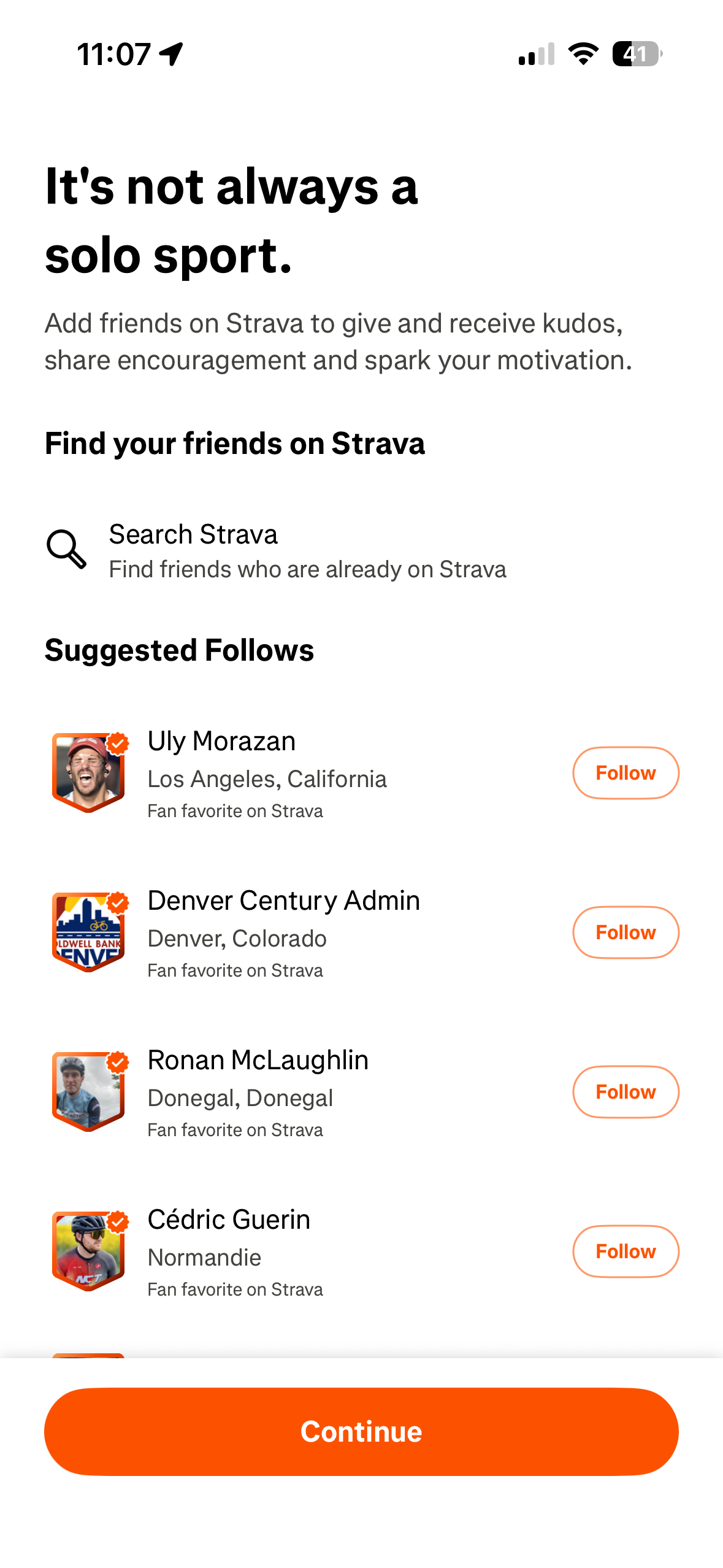 Strava find friends
